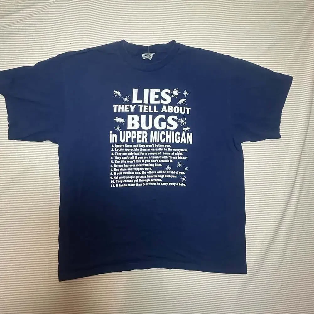 Gildan Upper Michigan Lies About Bugs T-Shirt